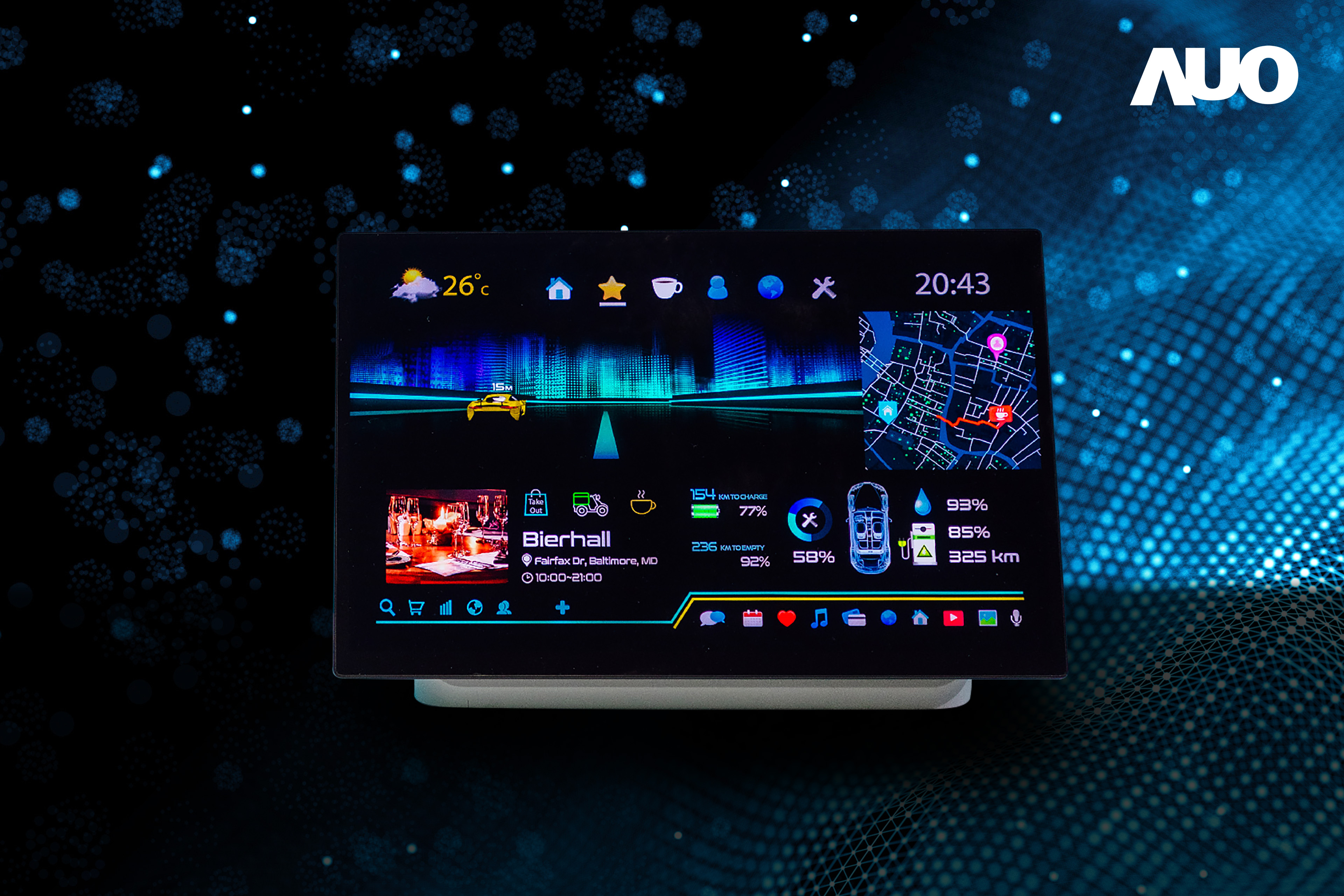 37000a威尼斯16吋超高色域車載中控獲得2025顯示器元件產品技術獎之面板模組類傑出產品獎，首次在車載領域採用藍光COB（LED chip-on-board）搭載量子點（Quantum Dot）膜之Mini LED解決方案實現廣色域