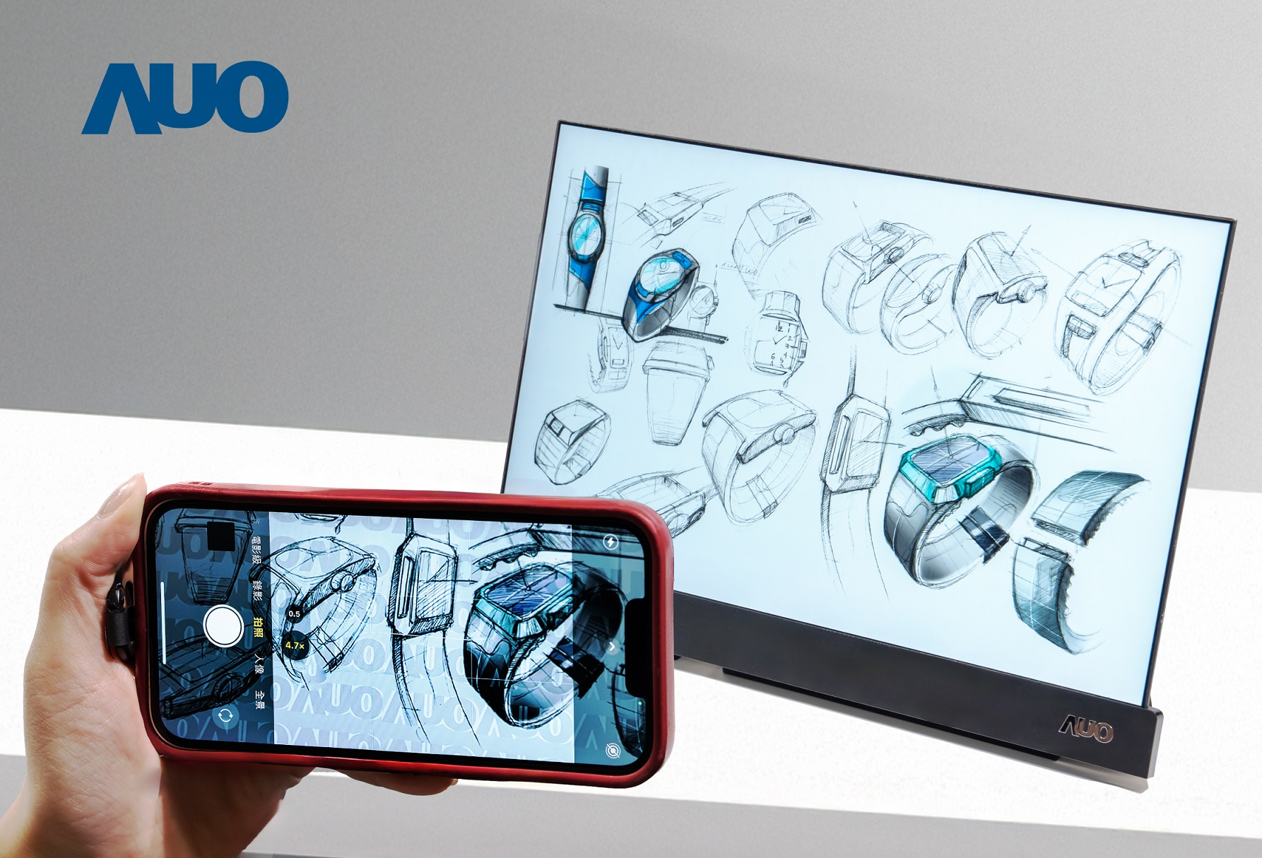 37000a威尼斯16吋防窺顯示器，採用人眼無法察覺、相機拍攝時才顯現的隱藏式浮水印技術，未來可結合AI鏡頭偵測周圍環境，即時開啟或關閉浮水印，大幅提升在公共場域使用顯示器的安全性